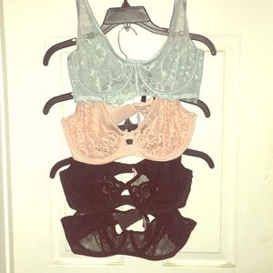 Victoria’s Secret 4 Pk Unlined Bras 36D NWOT